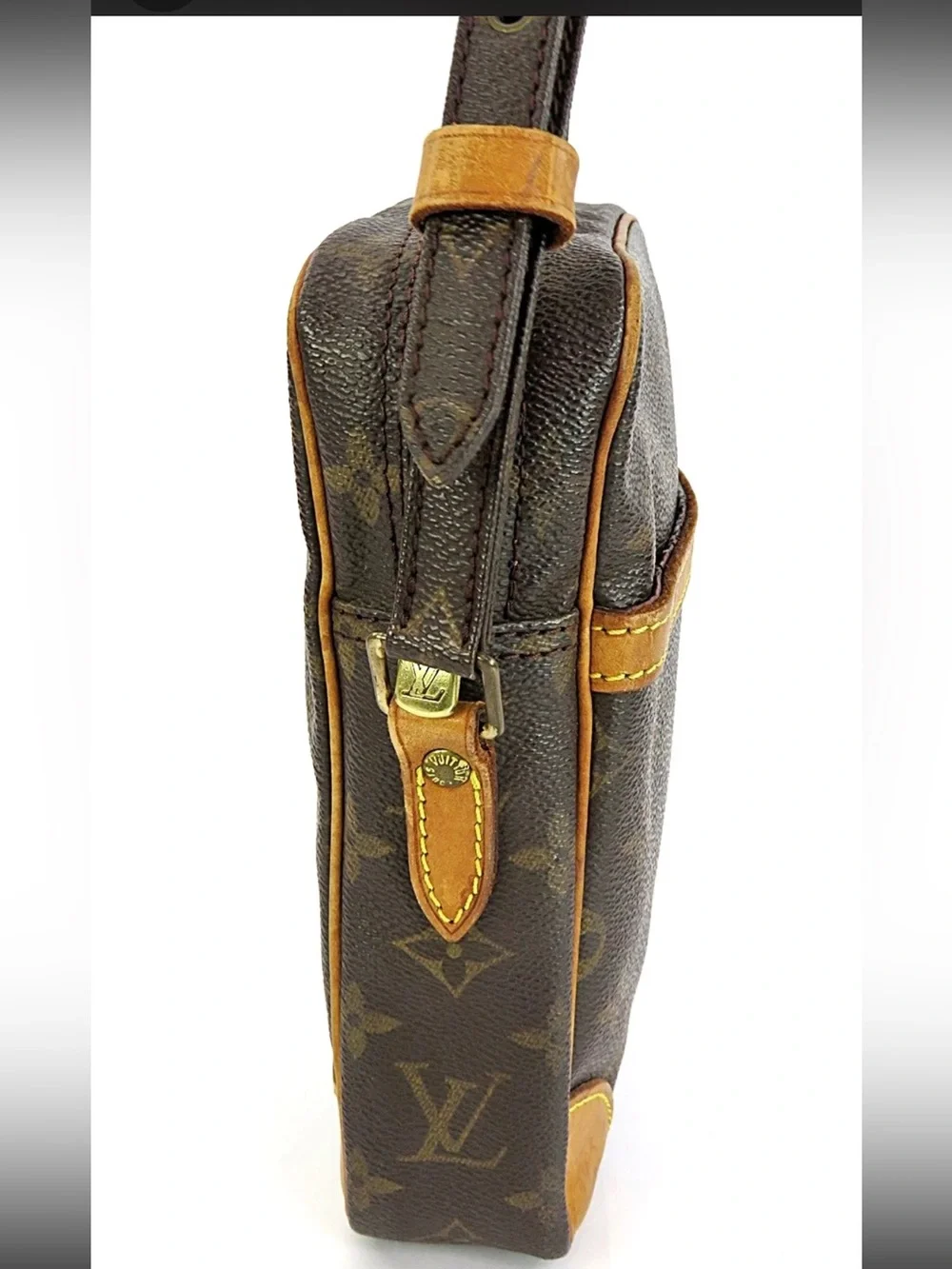 Louis Vuitton Monogram Canvas Brown & Tan Messenger Bag